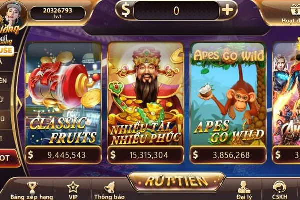 Hàng ngàn tựa game slot độc đáo tại lu88
